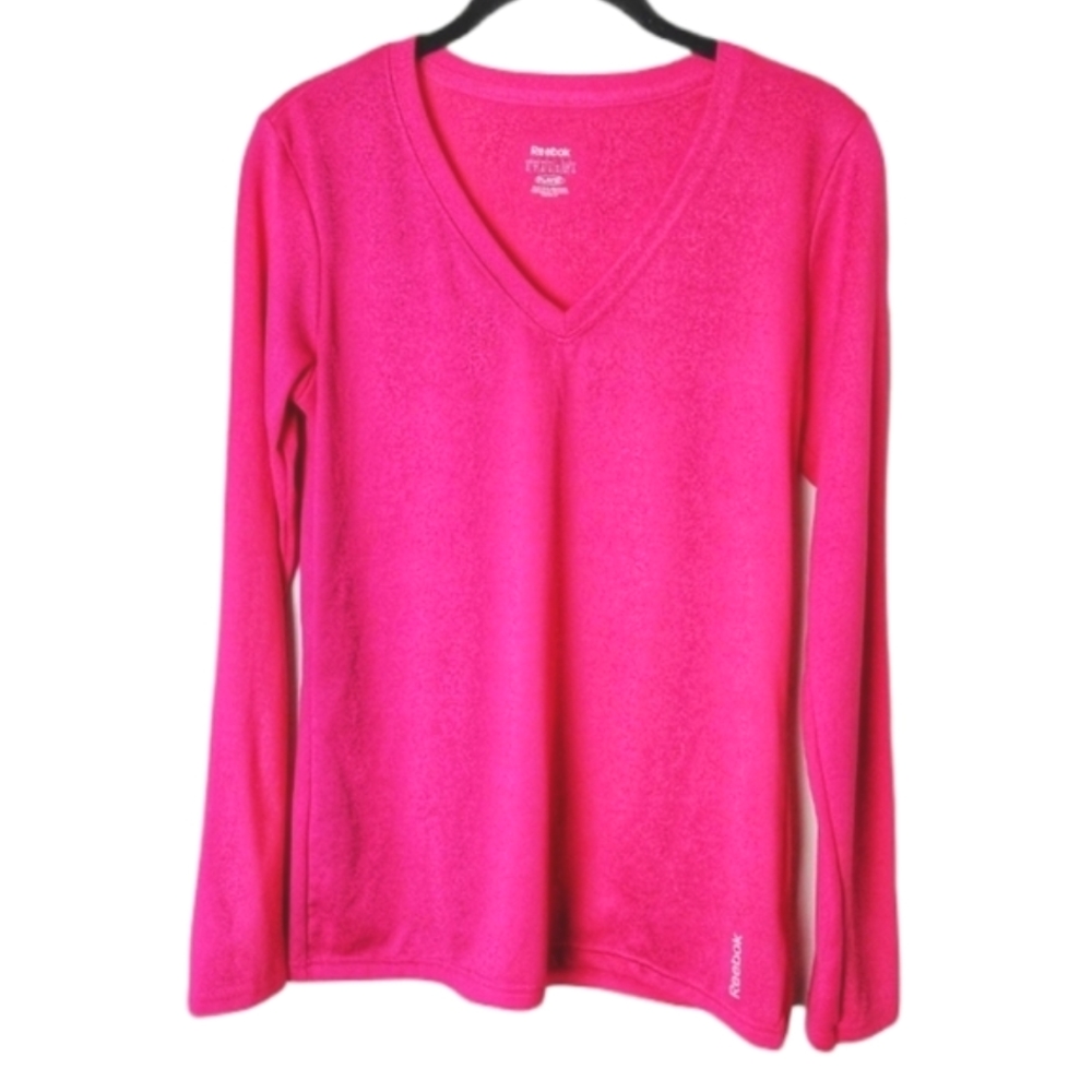 Reebok Play Dry V-necked Athletic Top Size Small